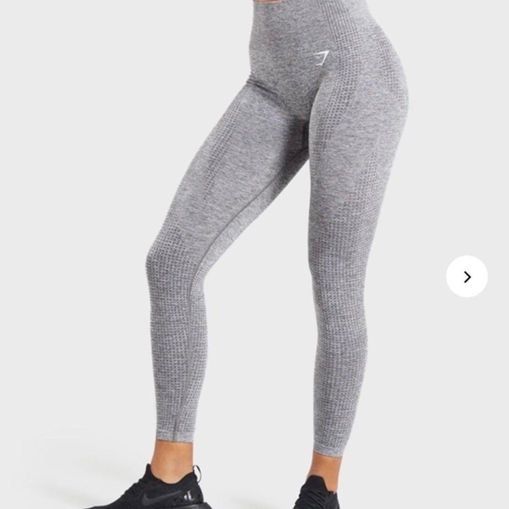 Gymshark Heather Gray Active Leggings - Picture 2 of 4